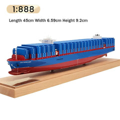 Banboring Type-11 Customization 45cm Container Ship Model (Scale 1:888)