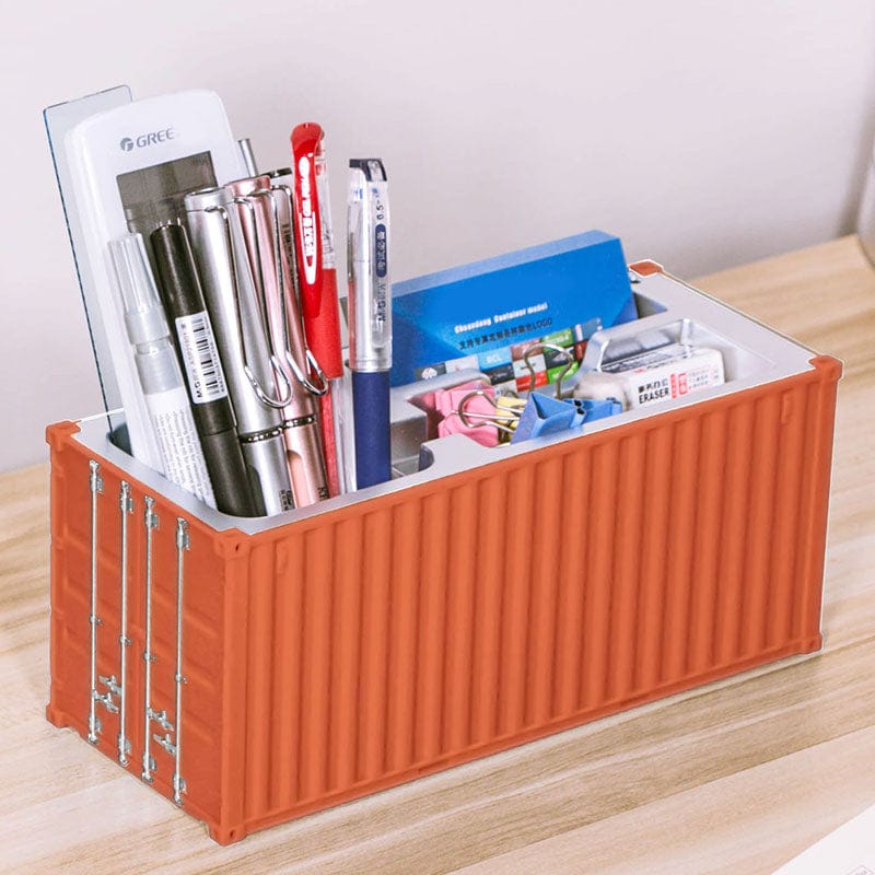 Banboring Vermilion Red Customization Pen Holder