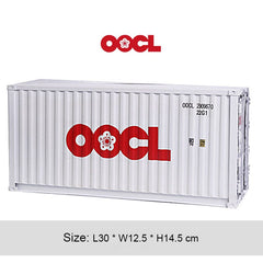 Banboring White-2 Iron Shipping Container Model Tissue Box