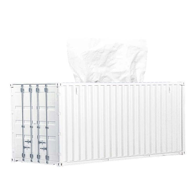 Banboring White Customization 1:24 Container Tissue Box