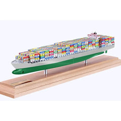 Banboring White&Green-1 Customization Shipping Container Ship Model(1:1000)