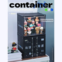 Patoak Black Container LampLight Display Box