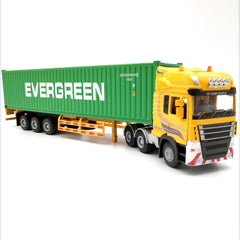 Patoak Green Alloy Simulation Container Model Truck 1:50