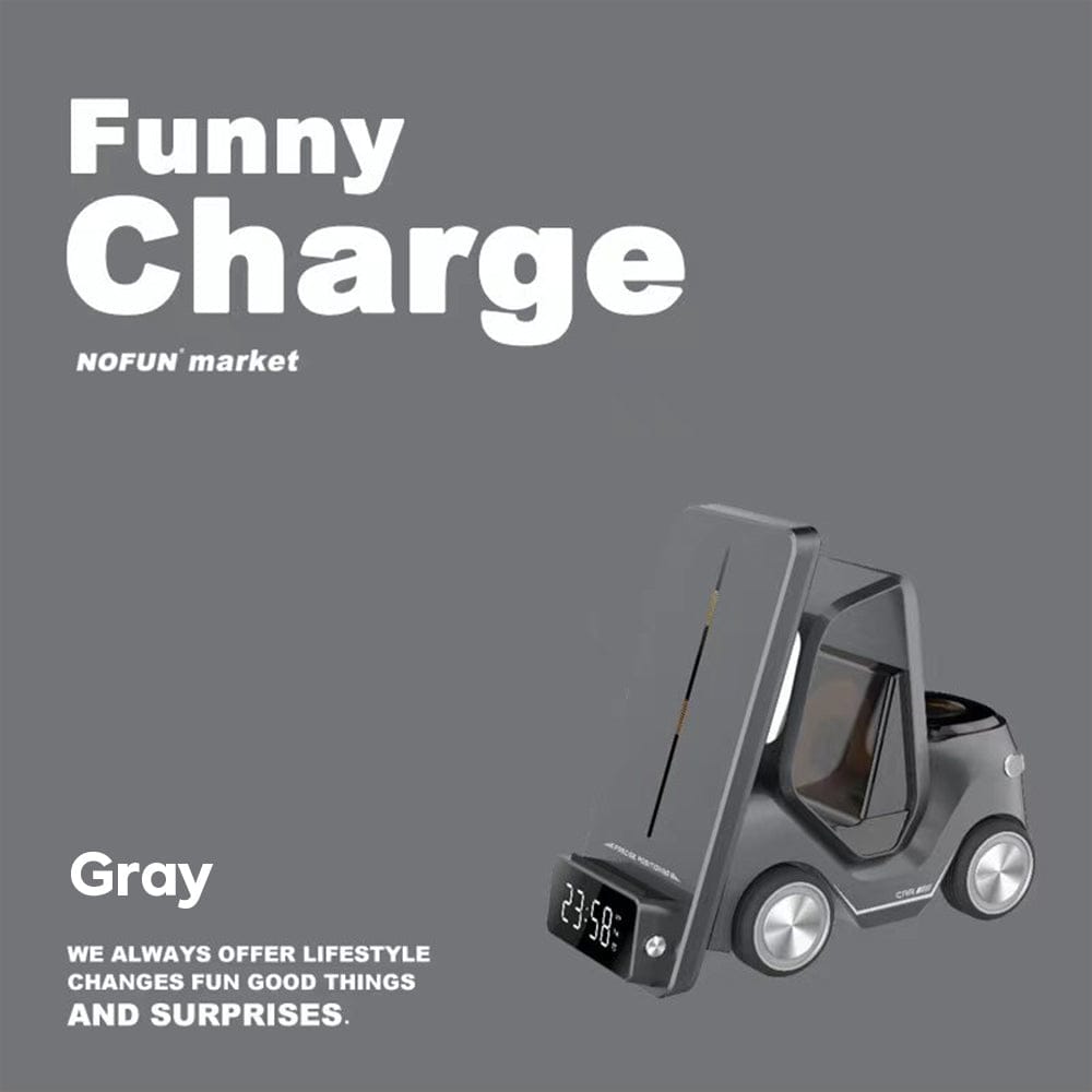 Patoak Grey Small Forklifts Wireless Charger Ⅱ