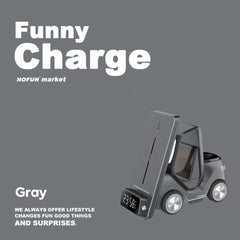 Patoak Grey Small Forklifts Wireless Charger Ⅱ
