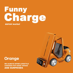 Patoak Orange Small Forklifts Wireless Charger Ⅱ