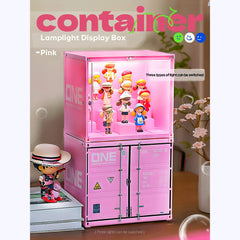 Patoak Pink Container LampLight Display Box