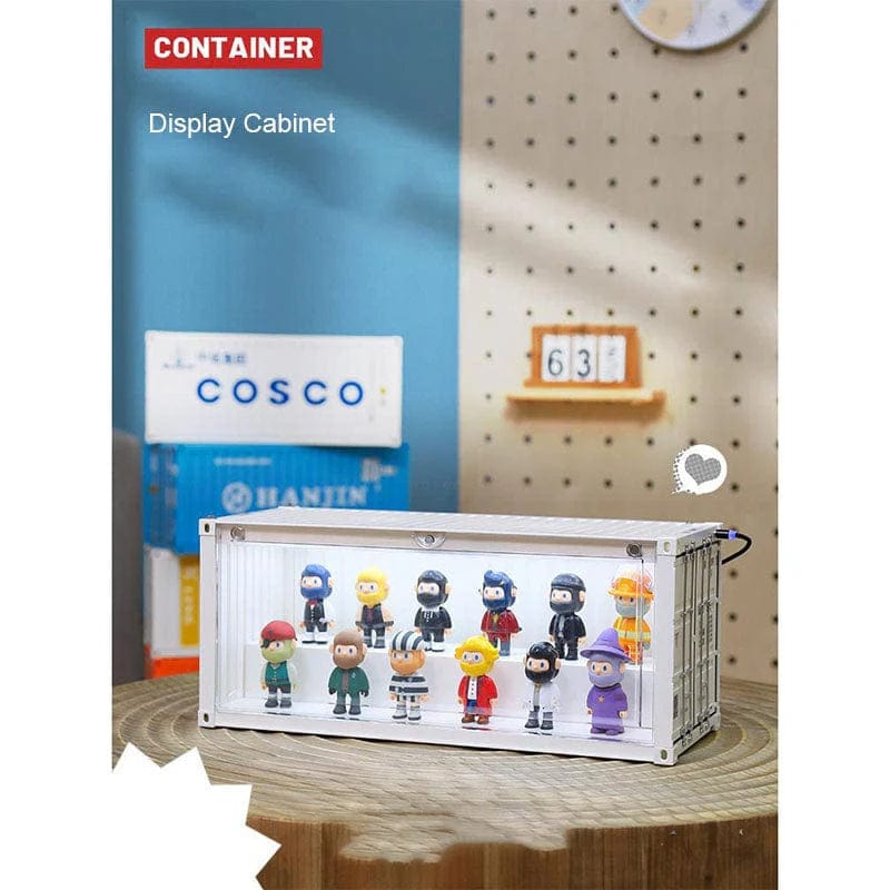 Patoak Shipping Container Model Lighting Display Box