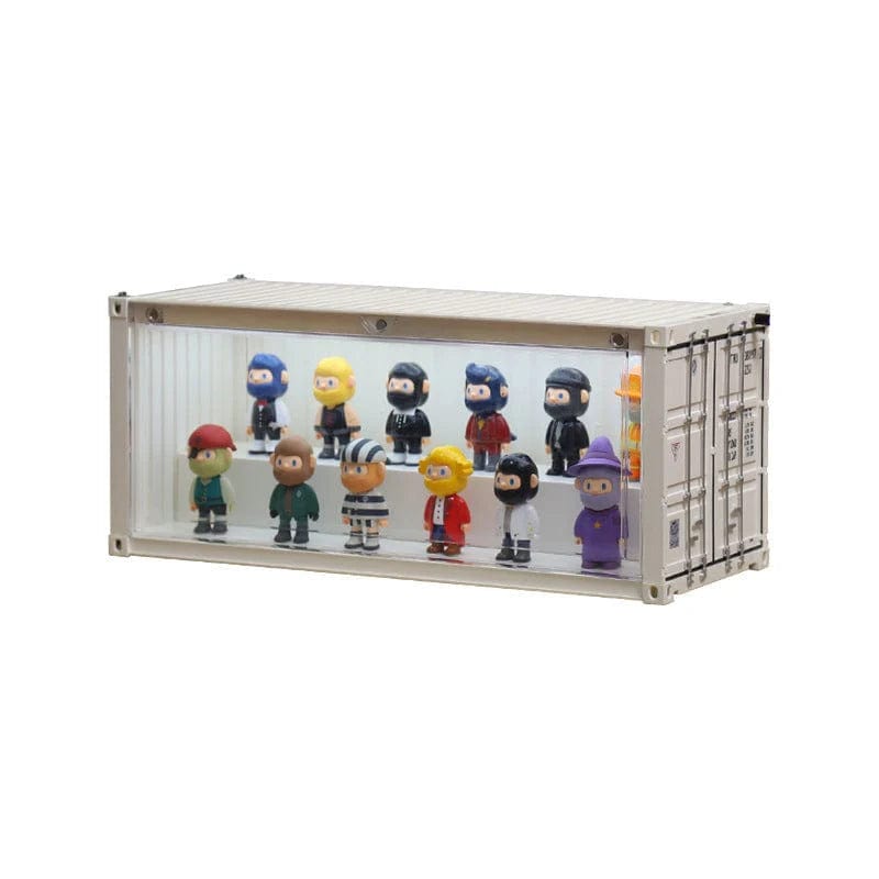 Patoak Shipping Container Model Lighting Display Box