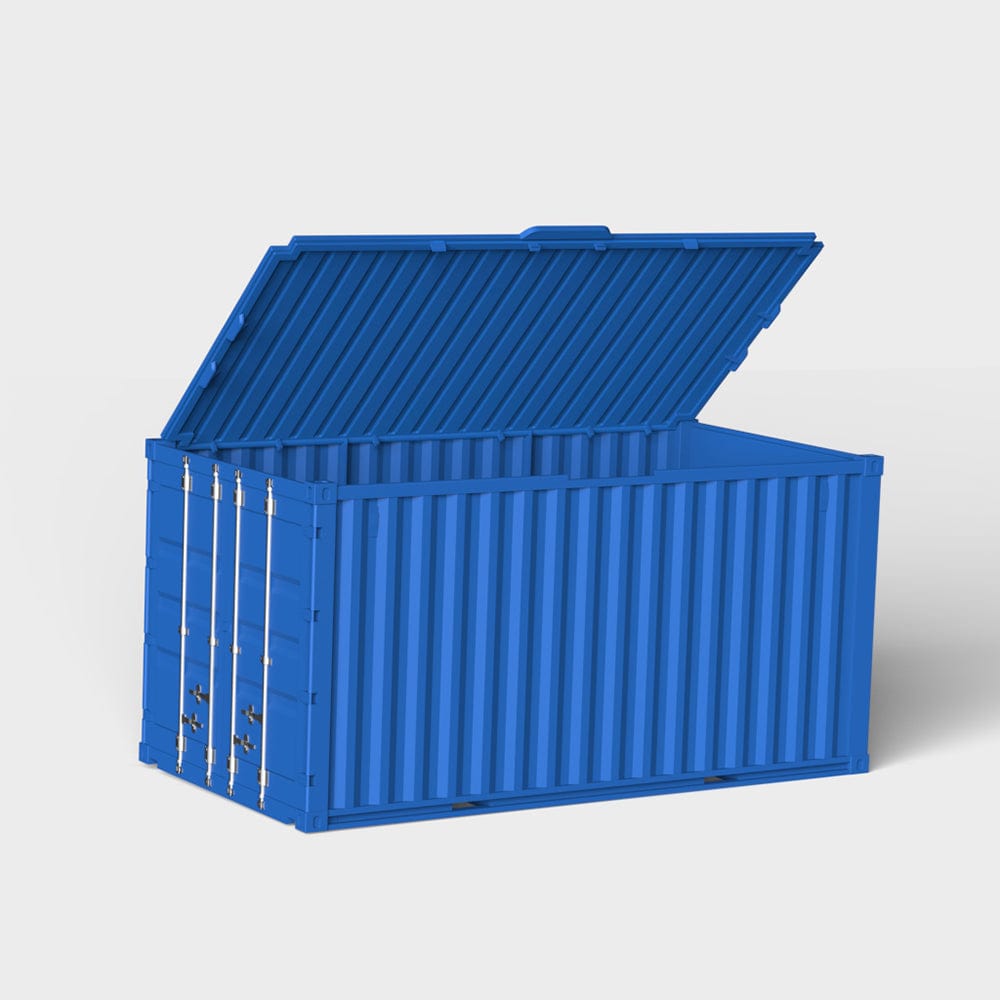 Personalisation Blue Customised Container Storage Box