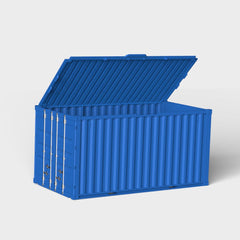 Personalisation Blue Customised Container Storage Box
