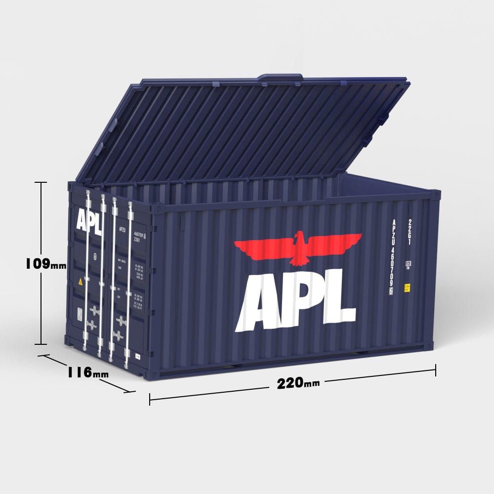 Personalisation DarkBlue-1 Container Storage Box