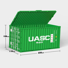 Personalisation Green-2 Container Storage Box
