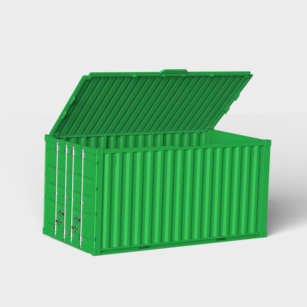 Personalisation Green Customised Container Storage Box