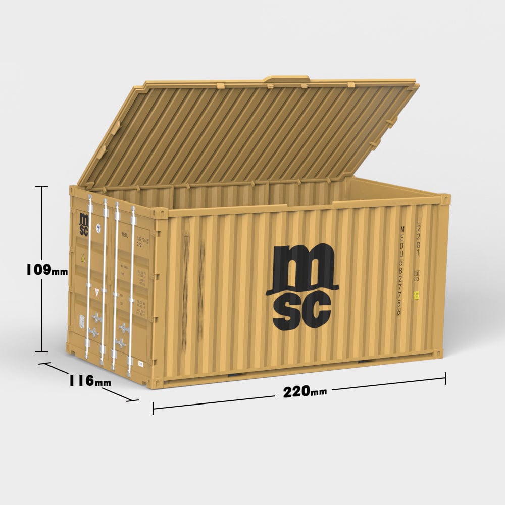Personalisation Khaki Container Storage Box