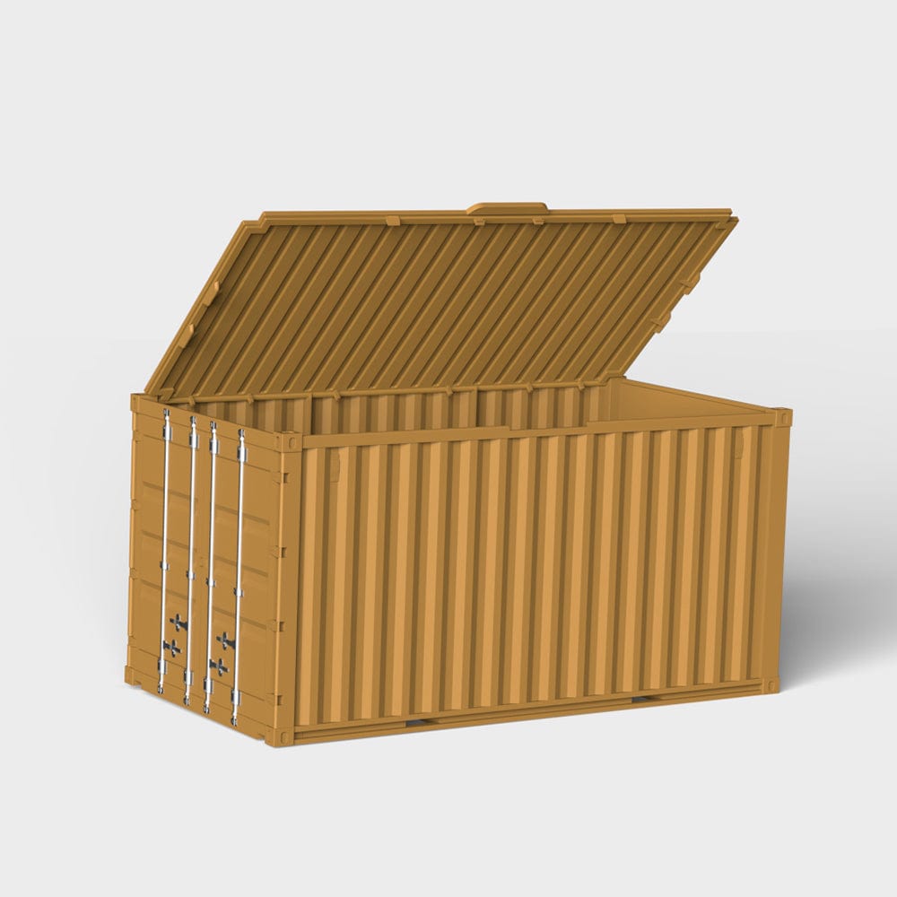 Personalisation Khaki Customised Container Storage Box