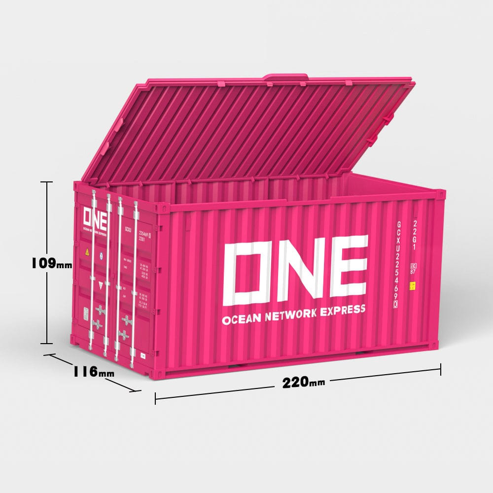 Personalisation Pink Container Storage Box