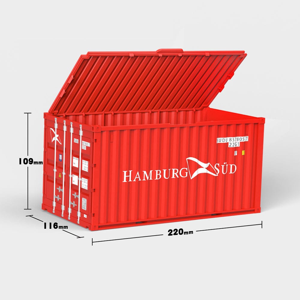 Personalisation Red-2 Container Storage Box