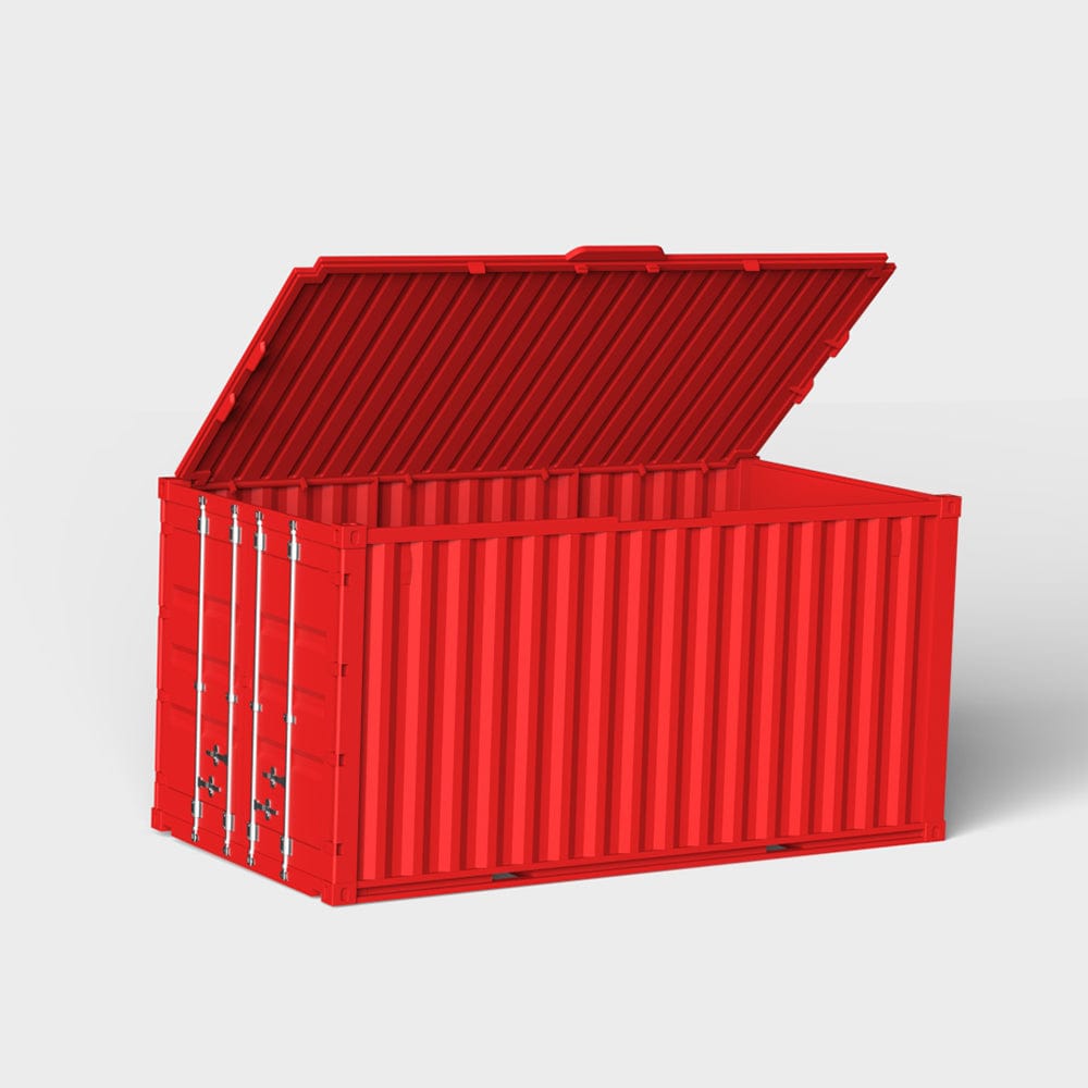 Personalisation Red Customised Container Storage Box