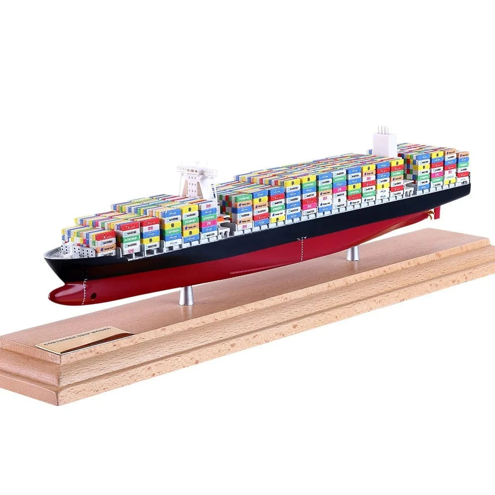 Banboring Black&Red-2 Customization Shipping Container Ship Model（1:1000）