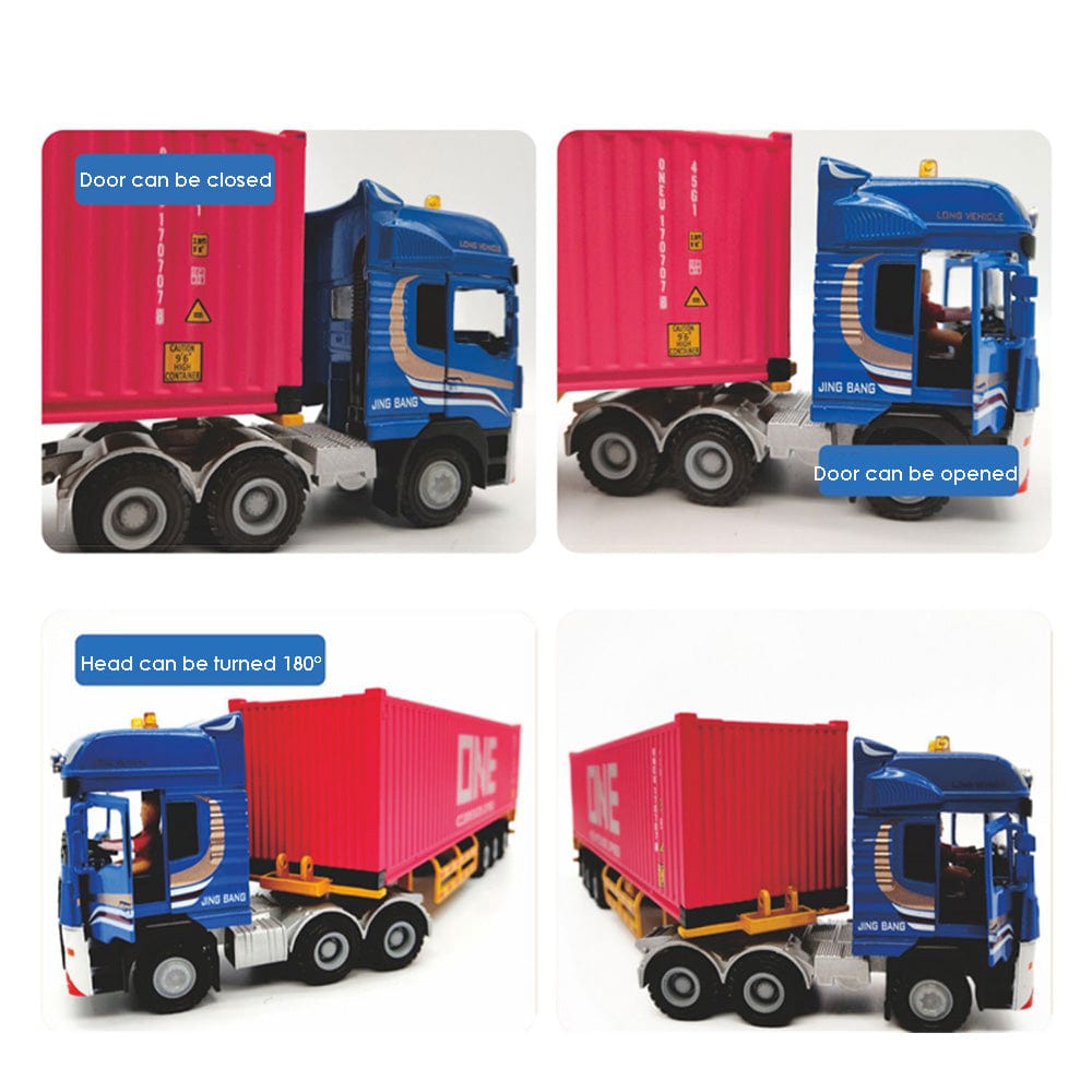 Patoak Alloy Simulation Container Model Truck 1:50