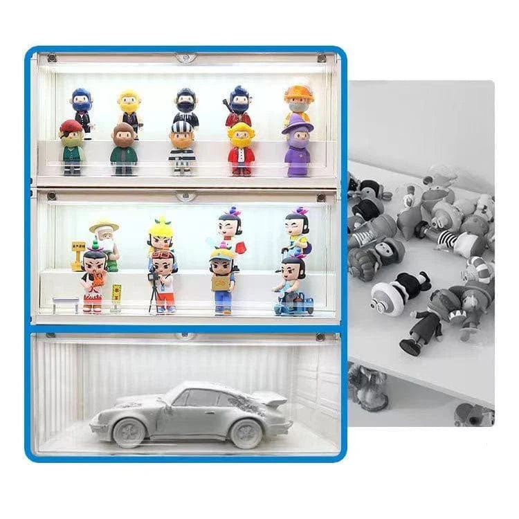 Patoak Shipping Container Model Lighting Display Box