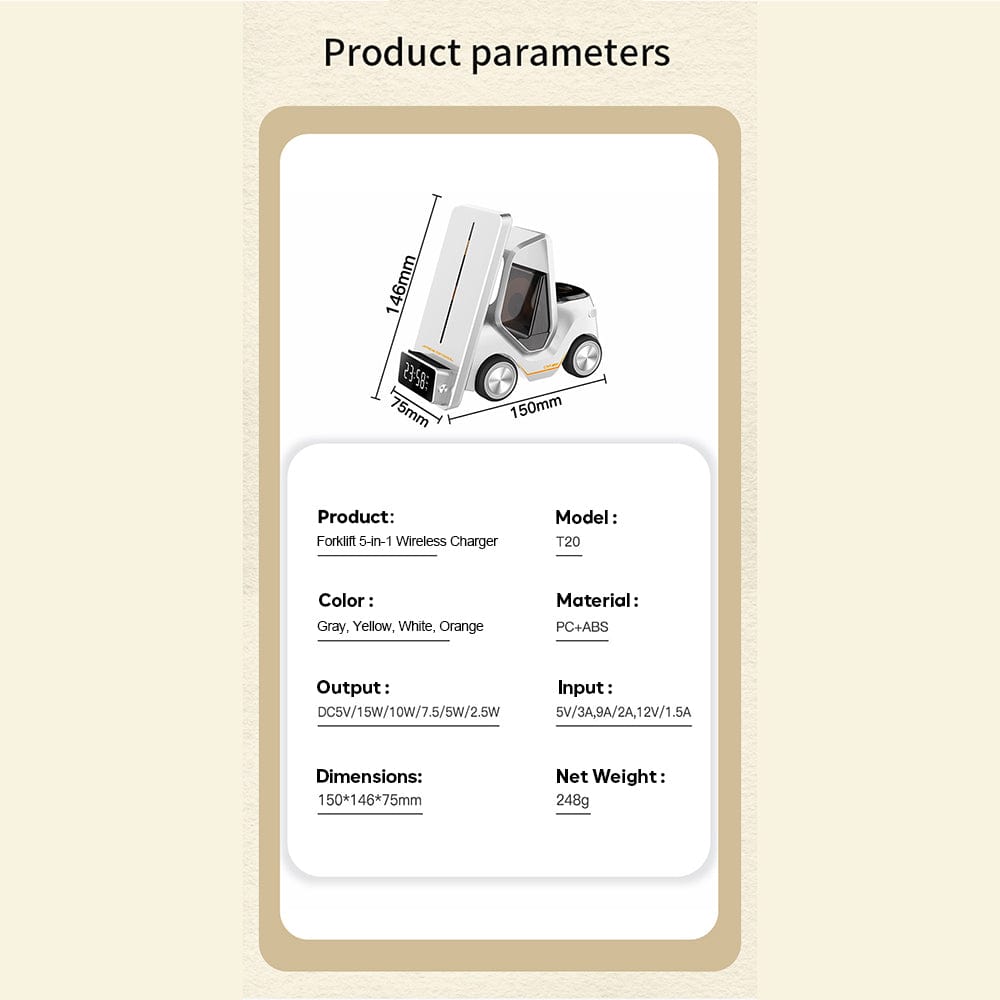 Patoak Small Forklifts Wireless Charger Ⅱ